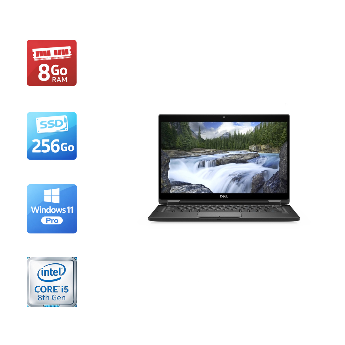 DELL Latitude 7380 i5-8350U 8Go 256Go SSD – Image 3