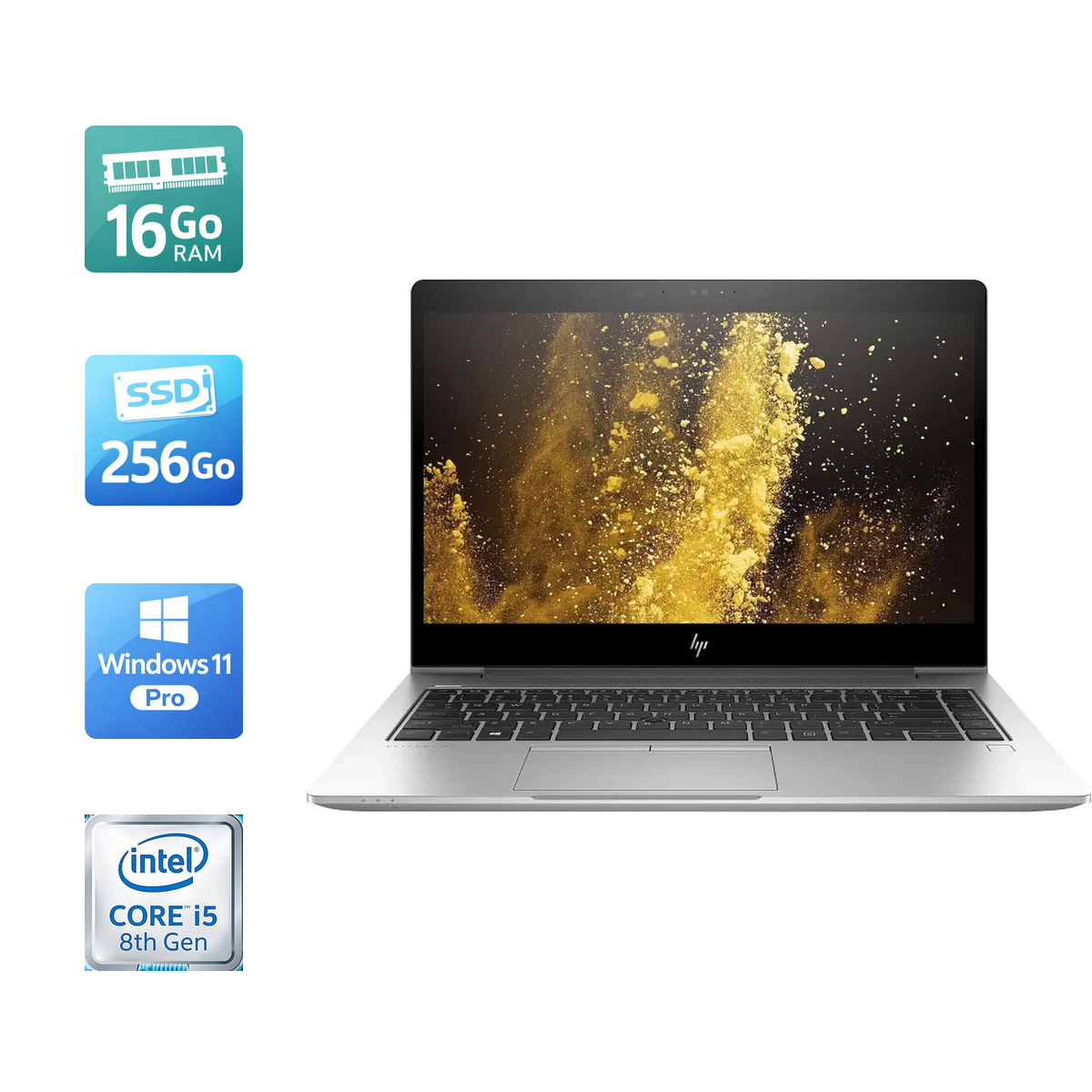HP EliteBook 840 G6 i5-8365U 16Go 256Go SSD