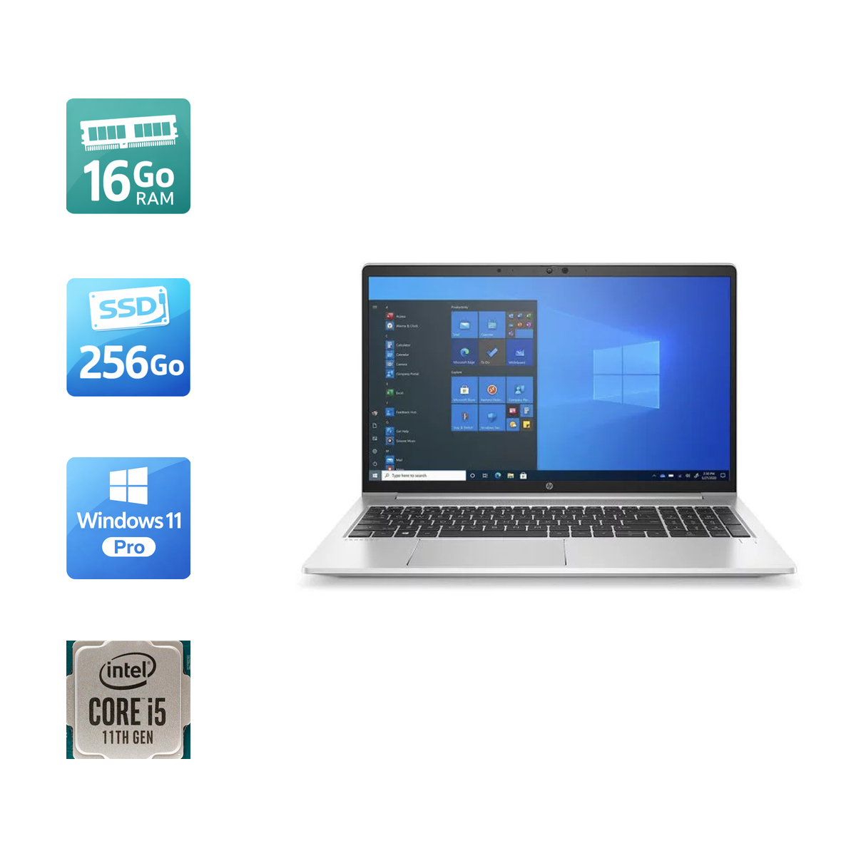 HP ProBook 650 G8 i5-1135G7 16Go 256Go SSD
