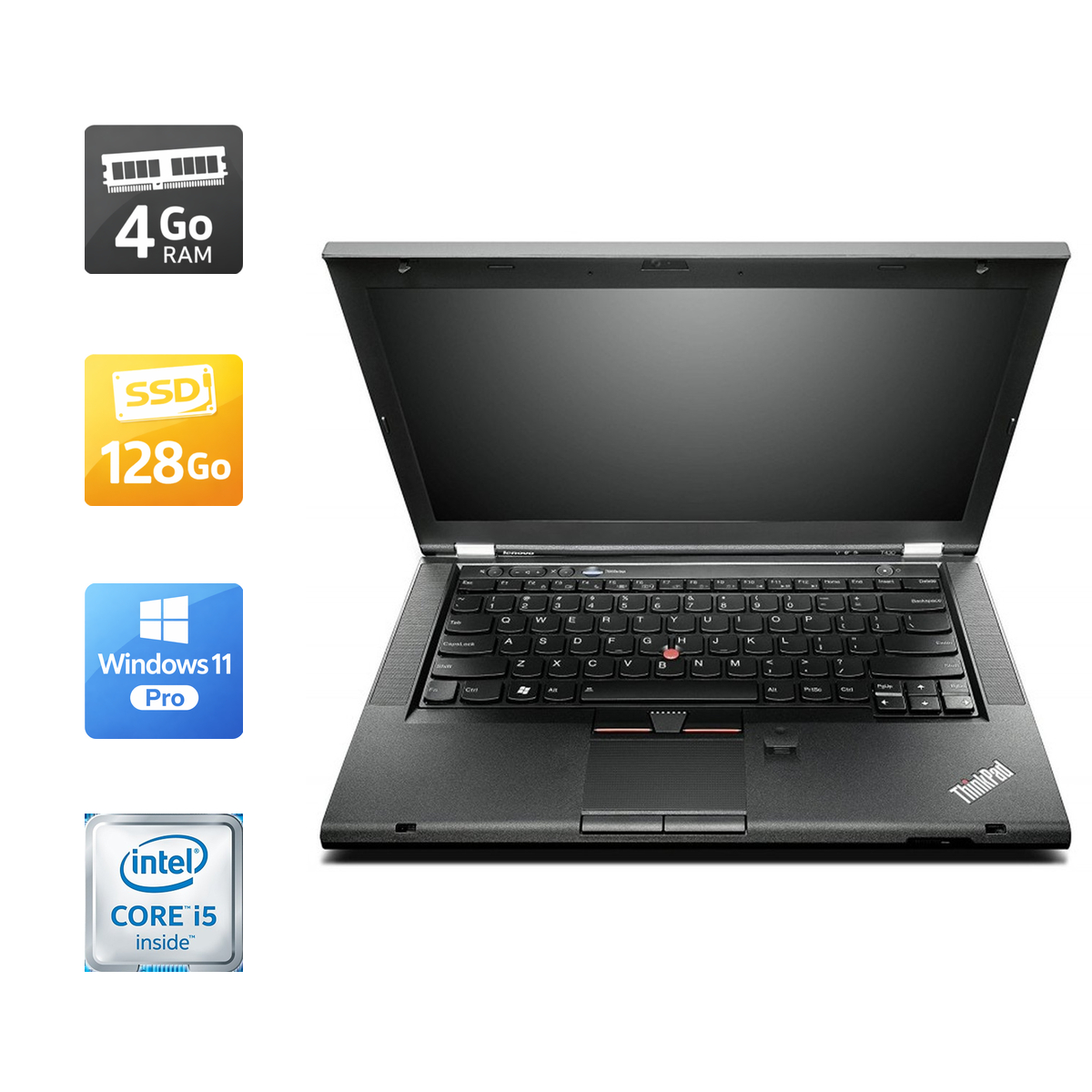 LENOVO ThinkPad T410 i5-M520 4Go 128Go SSD