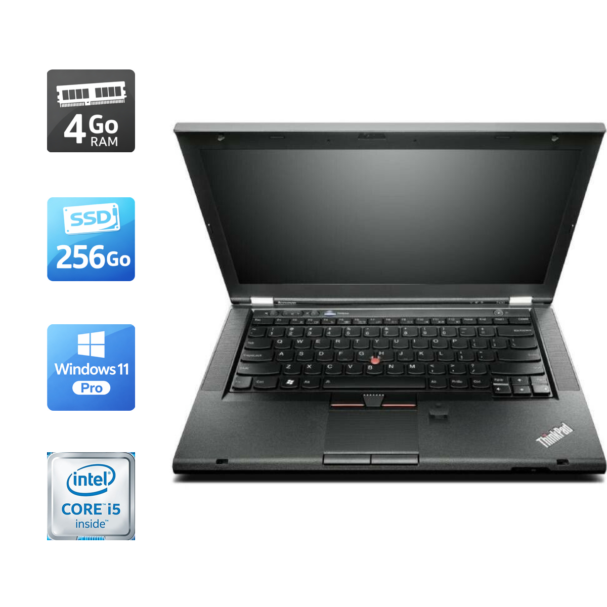 LENOVO ThinkPad T430s i5-3320M 4Go 256Go SSD